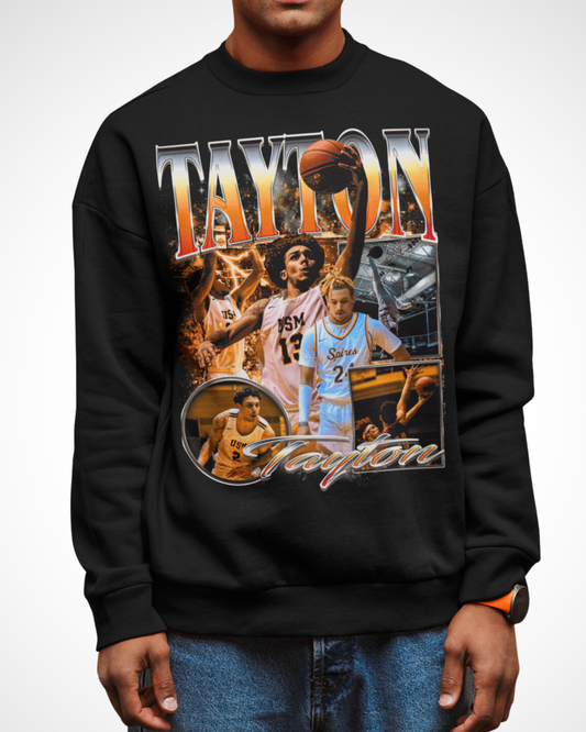 Tayton Brown Graphic Crewneck